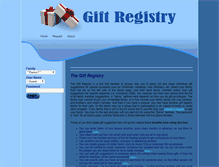 Tablet Screenshot of mygiftregistry.org